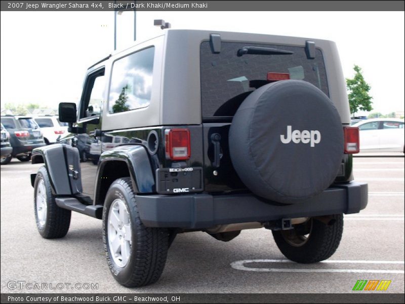 Black / Dark Khaki/Medium Khaki 2007 Jeep Wrangler Sahara 4x4