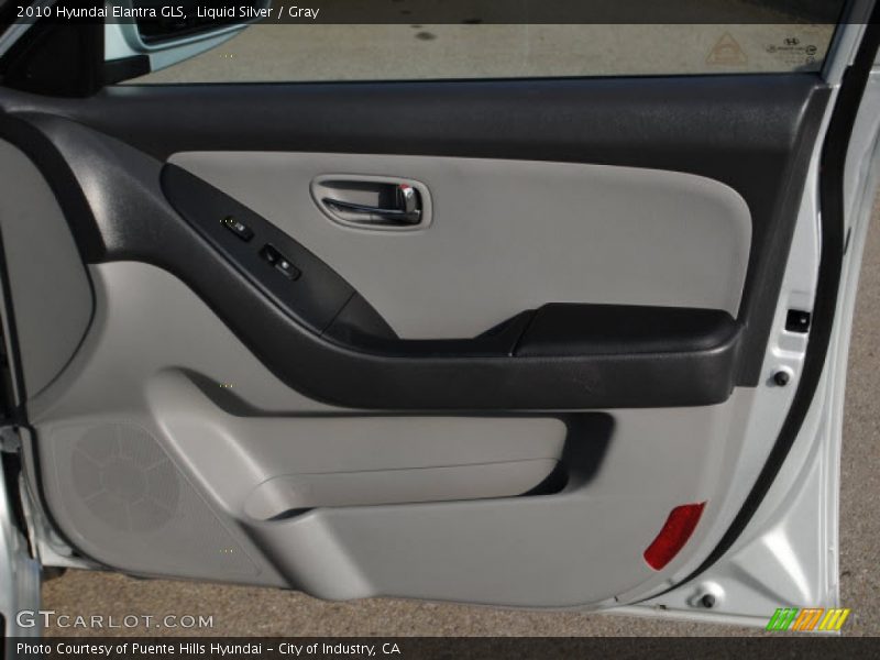 Liquid Silver / Gray 2010 Hyundai Elantra GLS