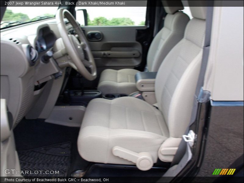 Black / Dark Khaki/Medium Khaki 2007 Jeep Wrangler Sahara 4x4
