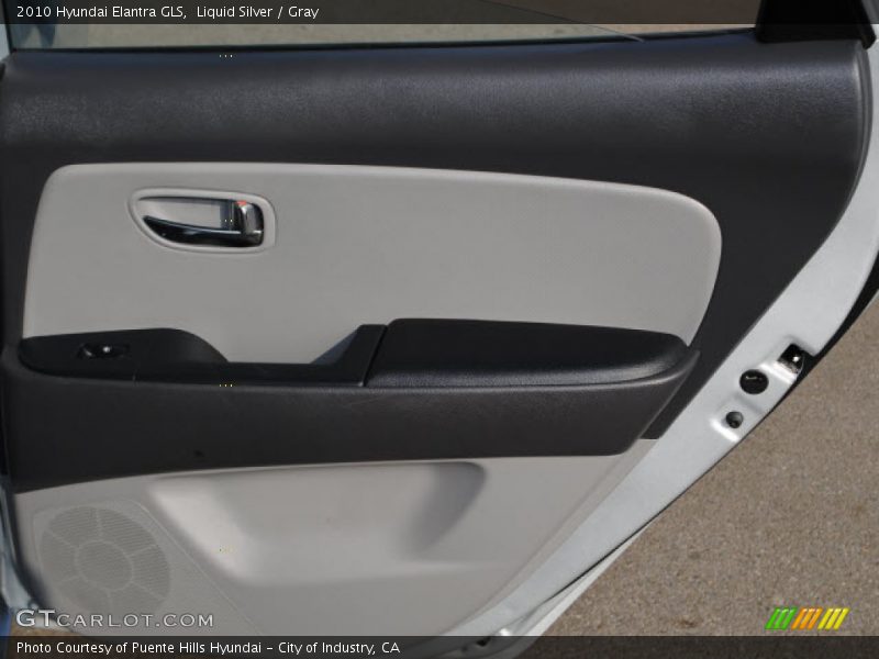 Liquid Silver / Gray 2010 Hyundai Elantra GLS