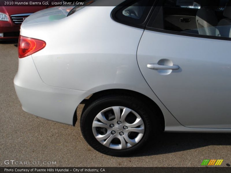 Liquid Silver / Gray 2010 Hyundai Elantra GLS