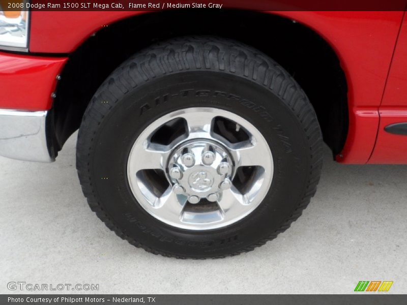 Flame Red / Medium Slate Gray 2008 Dodge Ram 1500 SLT Mega Cab