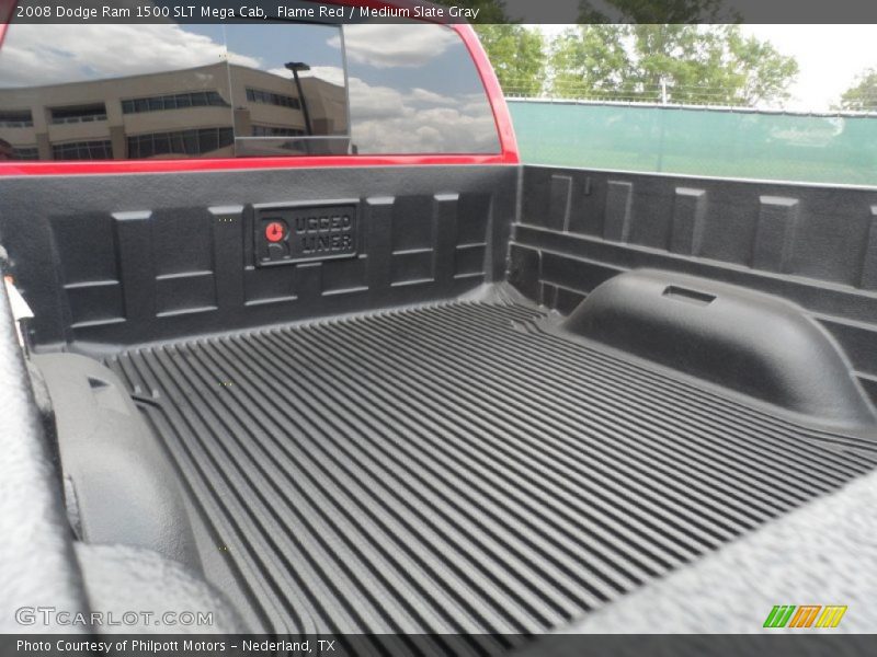 Flame Red / Medium Slate Gray 2008 Dodge Ram 1500 SLT Mega Cab