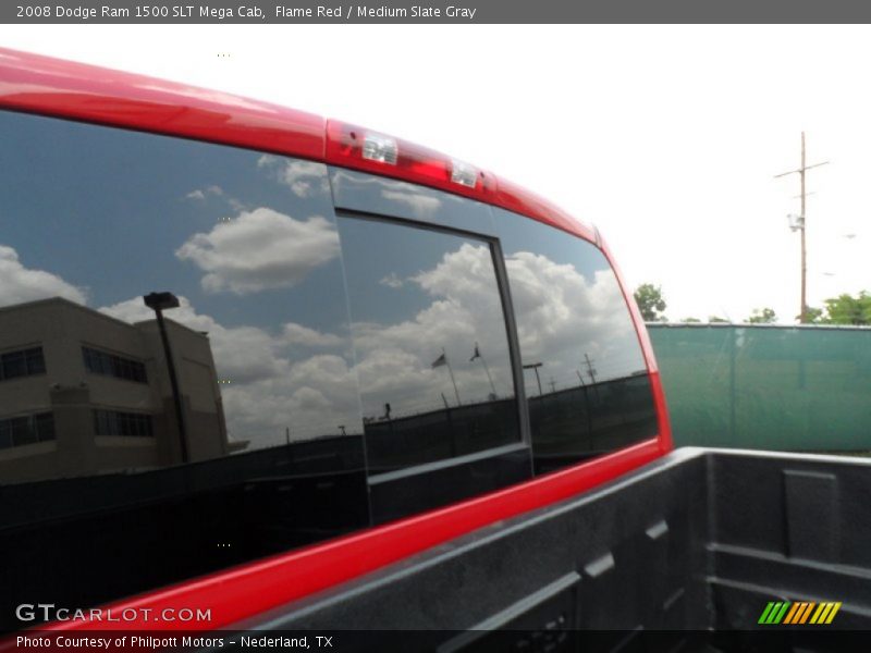 Flame Red / Medium Slate Gray 2008 Dodge Ram 1500 SLT Mega Cab