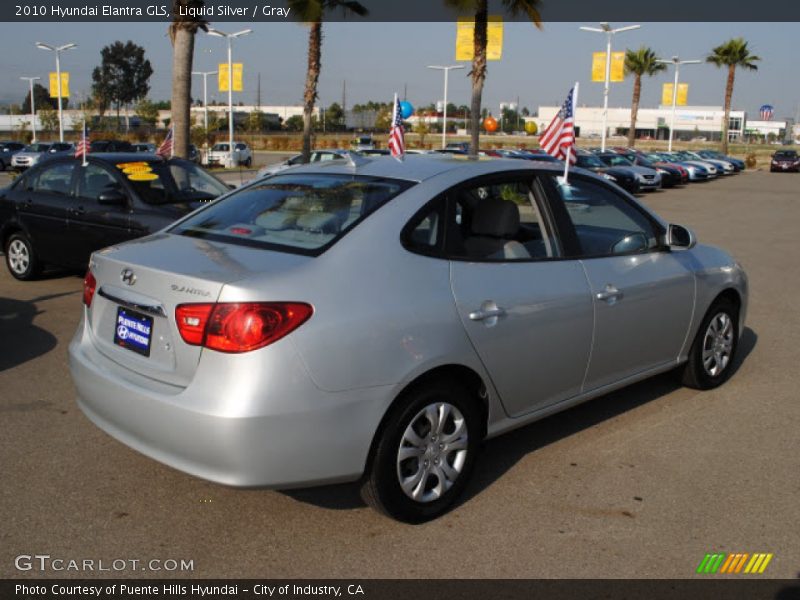 Liquid Silver / Gray 2010 Hyundai Elantra GLS
