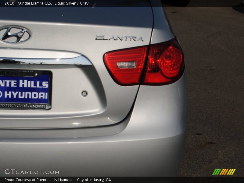 Liquid Silver / Gray 2010 Hyundai Elantra GLS