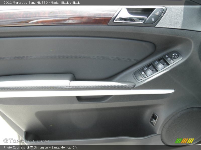 Black / Black 2011 Mercedes-Benz ML 350 4Matic