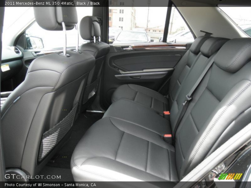 Black / Black 2011 Mercedes-Benz ML 350 4Matic
