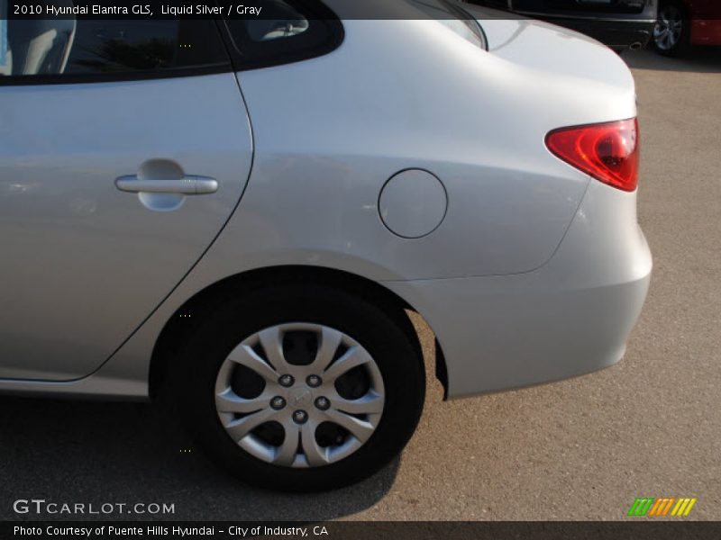 Liquid Silver / Gray 2010 Hyundai Elantra GLS