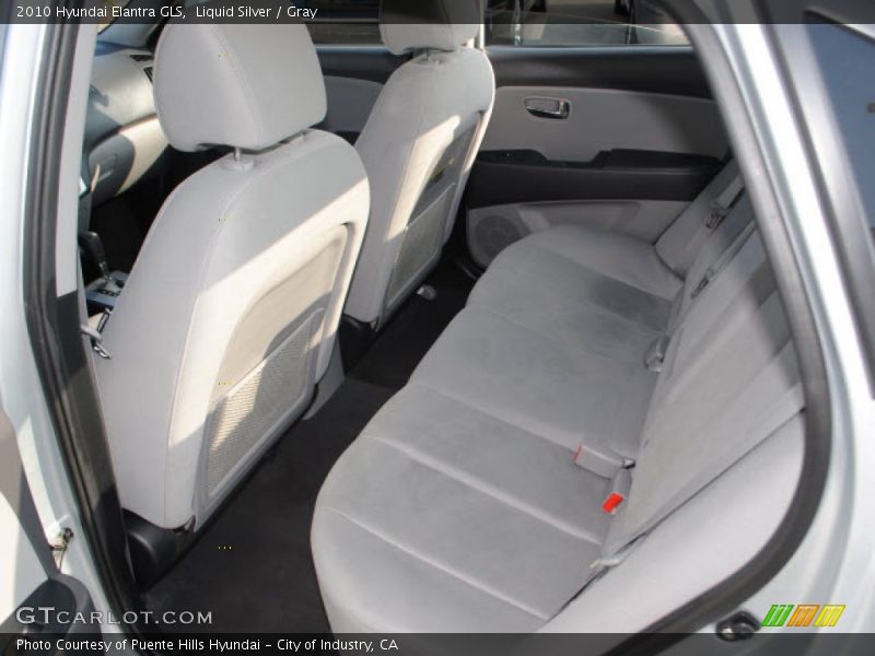 Liquid Silver / Gray 2010 Hyundai Elantra GLS