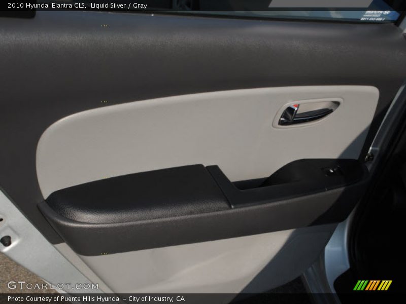 Liquid Silver / Gray 2010 Hyundai Elantra GLS