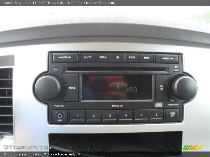 Flame Red / Medium Slate Gray 2008 Dodge Ram 1500 SLT Mega Cab