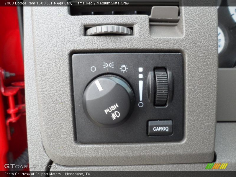Flame Red / Medium Slate Gray 2008 Dodge Ram 1500 SLT Mega Cab