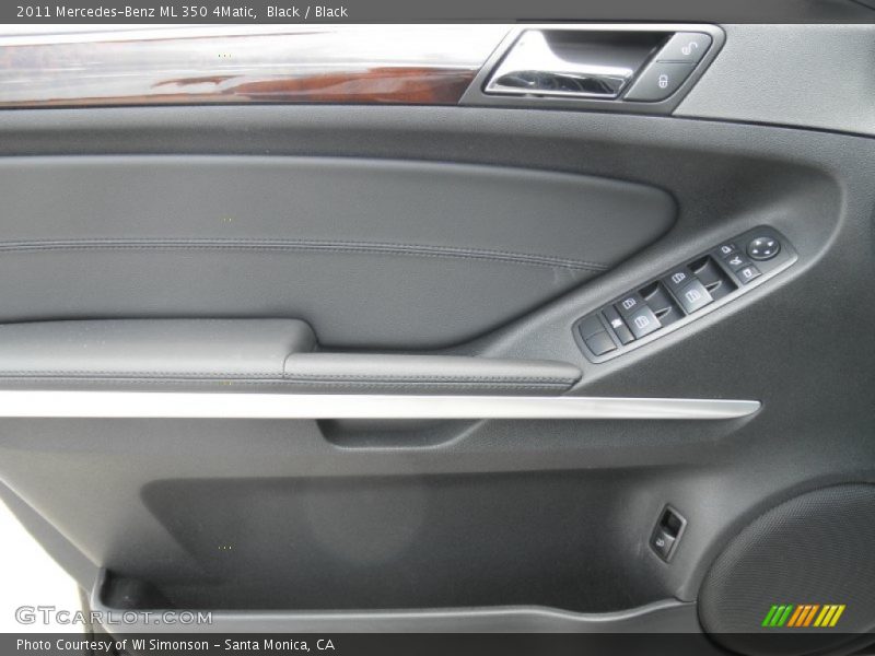 Black / Black 2011 Mercedes-Benz ML 350 4Matic