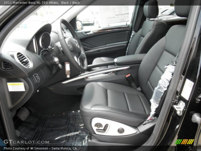 Black / Black 2011 Mercedes-Benz ML 350 4Matic