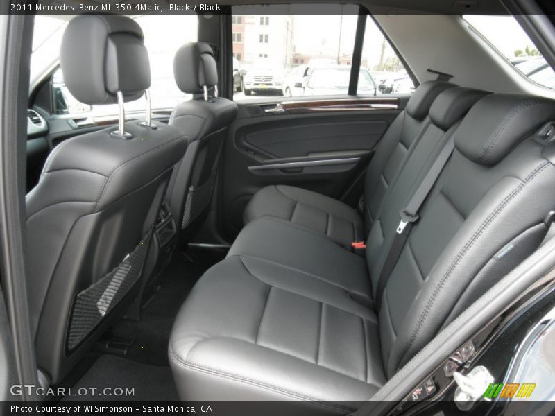 Black / Black 2011 Mercedes-Benz ML 350 4Matic