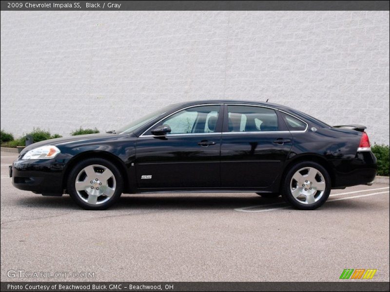 Black / Gray 2009 Chevrolet Impala SS