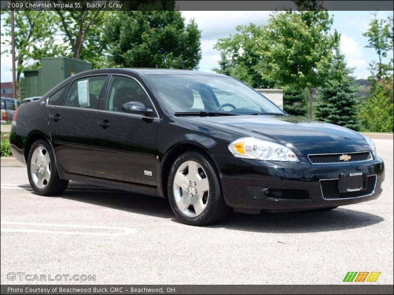 Black / Gray 2009 Chevrolet Impala SS