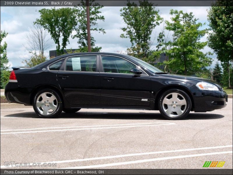 Black / Gray 2009 Chevrolet Impala SS