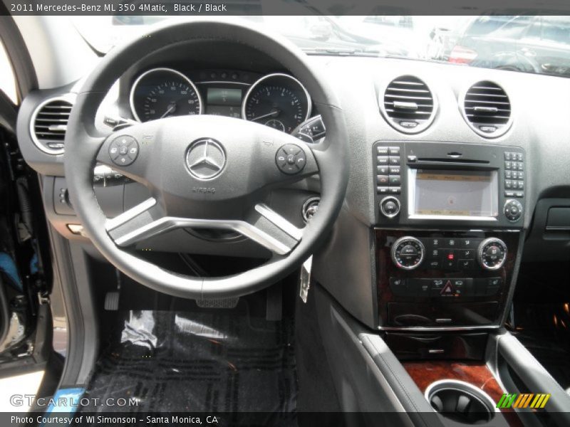 Black / Black 2011 Mercedes-Benz ML 350 4Matic