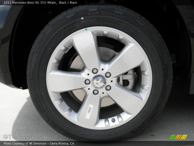Black / Black 2011 Mercedes-Benz ML 350 4Matic