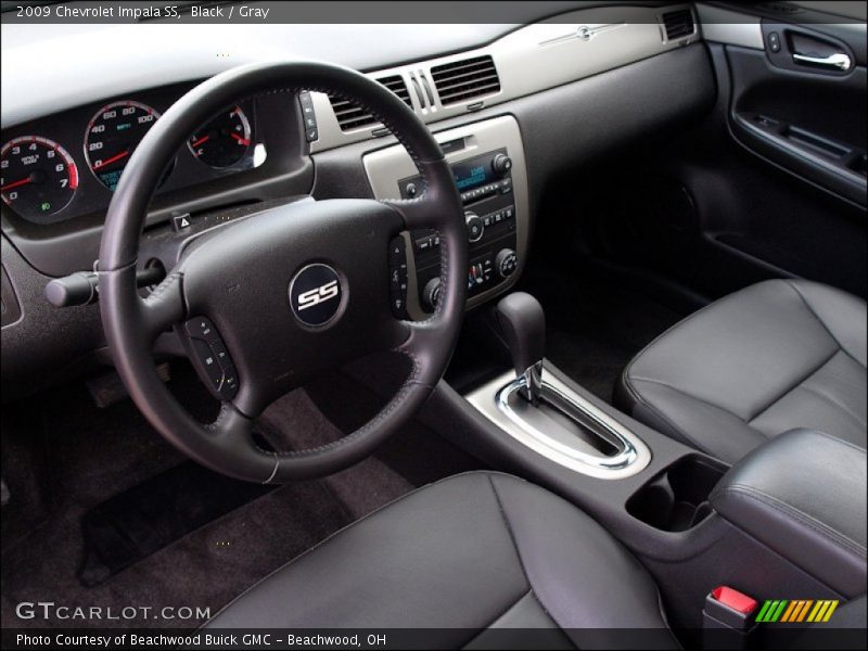 Black / Gray 2009 Chevrolet Impala SS