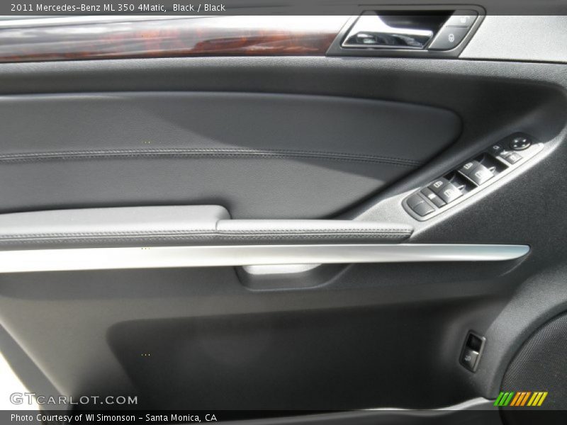 Black / Black 2011 Mercedes-Benz ML 350 4Matic
