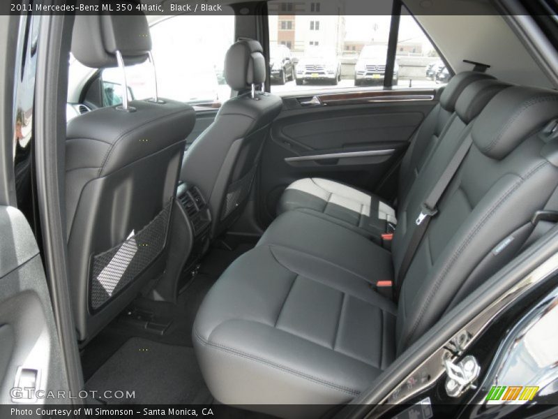 Black / Black 2011 Mercedes-Benz ML 350 4Matic