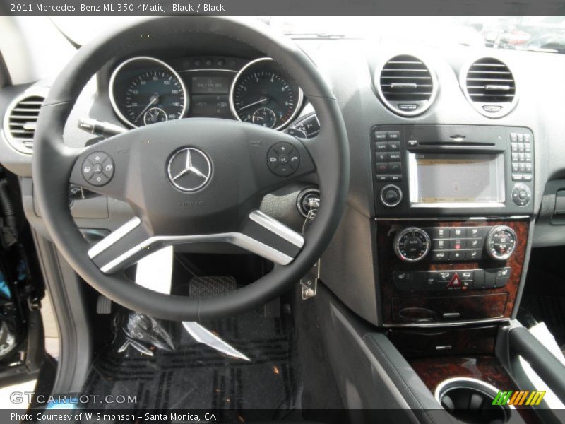 Black / Black 2011 Mercedes-Benz ML 350 4Matic