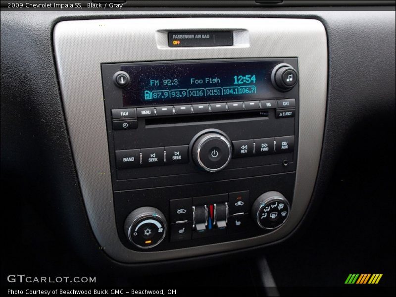 Black / Gray 2009 Chevrolet Impala SS
