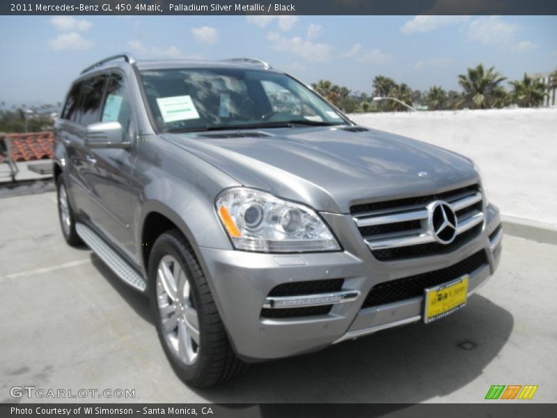 Palladium Silver Metallic / Black 2011 Mercedes-Benz GL 450 4Matic