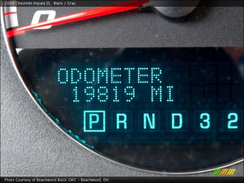 Black / Gray 2009 Chevrolet Impala SS