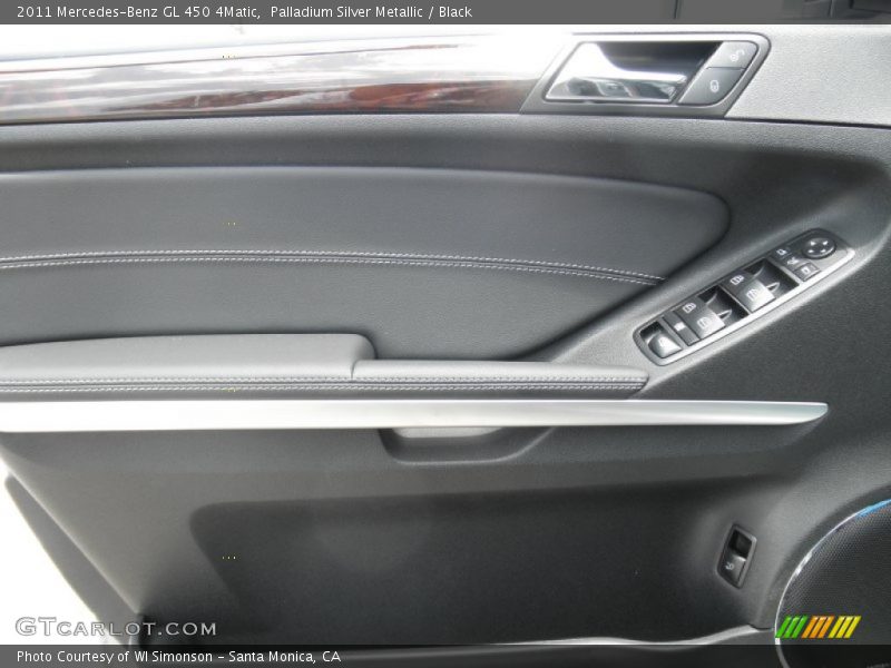 Palladium Silver Metallic / Black 2011 Mercedes-Benz GL 450 4Matic