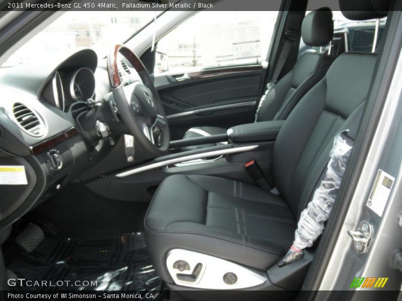 Palladium Silver Metallic / Black 2011 Mercedes-Benz GL 450 4Matic