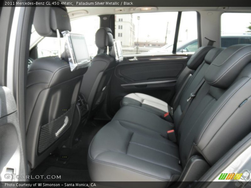 Palladium Silver Metallic / Black 2011 Mercedes-Benz GL 450 4Matic