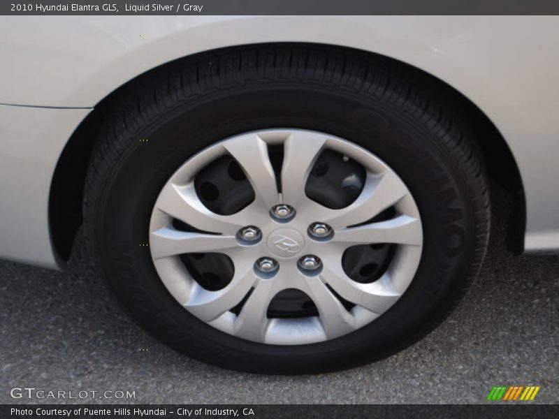 Liquid Silver / Gray 2010 Hyundai Elantra GLS