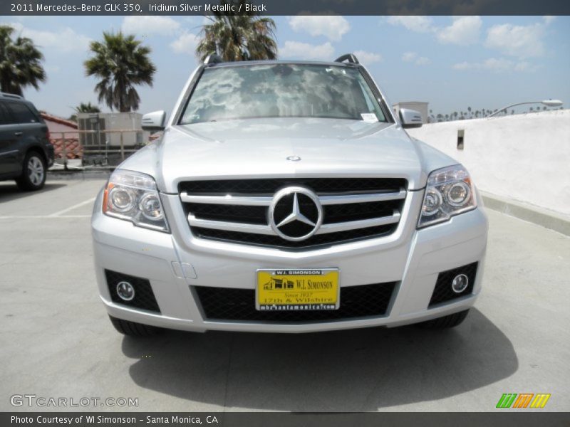 Iridium Silver Metallic / Black 2011 Mercedes-Benz GLK 350