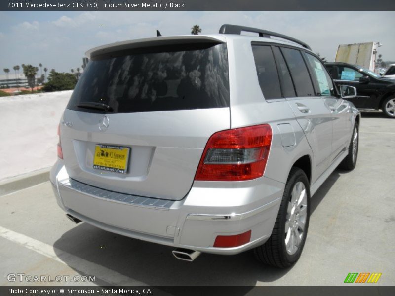 Iridium Silver Metallic / Black 2011 Mercedes-Benz GLK 350