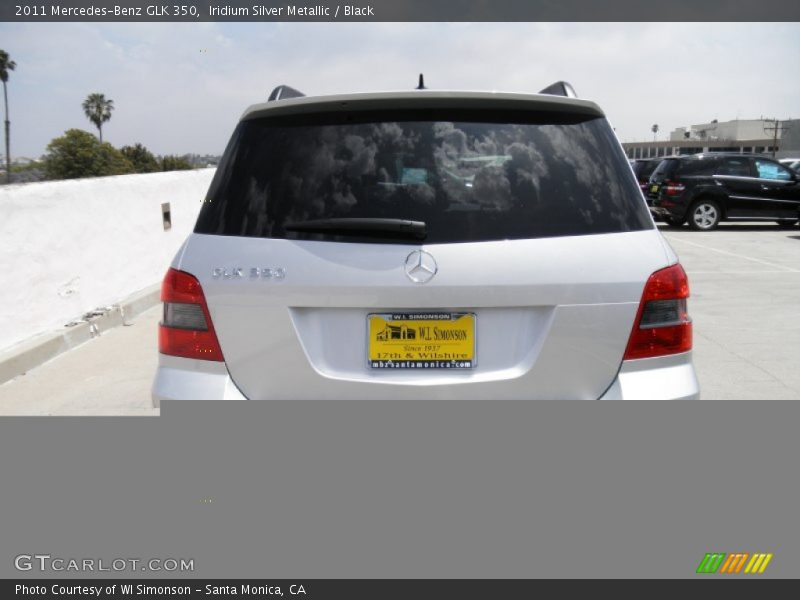 Iridium Silver Metallic / Black 2011 Mercedes-Benz GLK 350