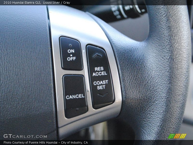 Liquid Silver / Gray 2010 Hyundai Elantra GLS