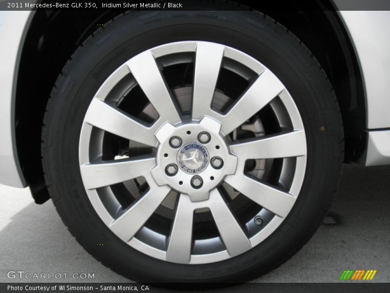 Iridium Silver Metallic / Black 2011 Mercedes-Benz GLK 350