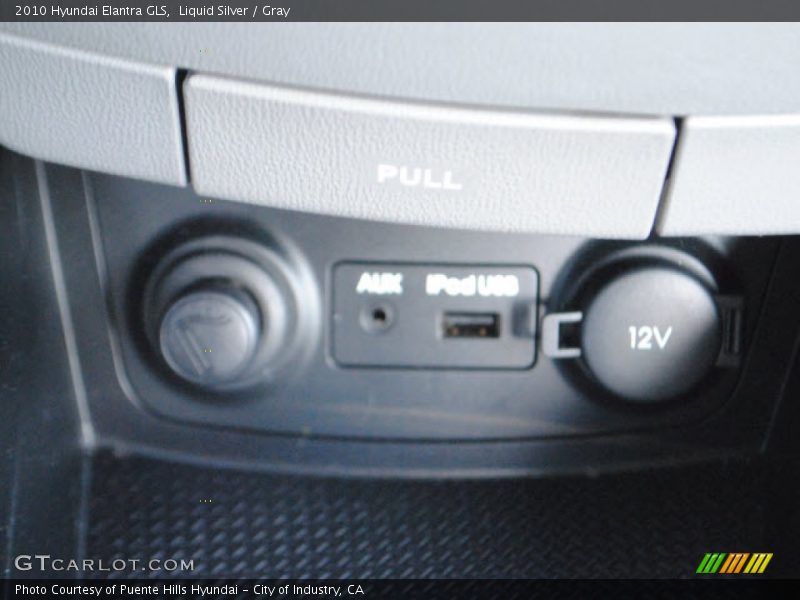 Liquid Silver / Gray 2010 Hyundai Elantra GLS