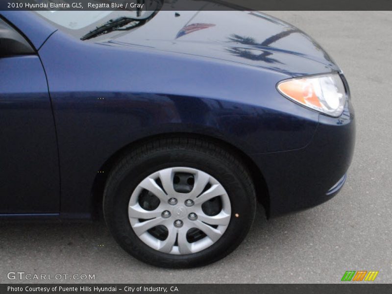 Regatta Blue / Gray 2010 Hyundai Elantra GLS