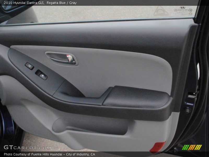 Regatta Blue / Gray 2010 Hyundai Elantra GLS