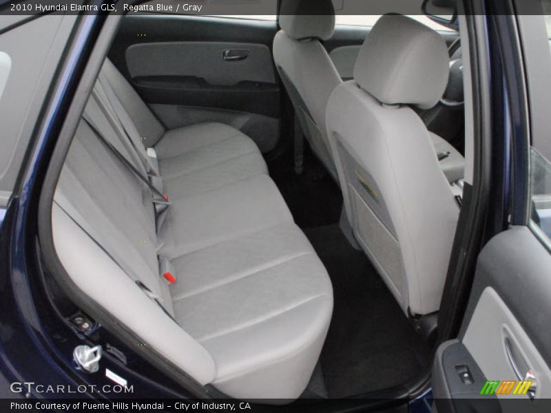 Regatta Blue / Gray 2010 Hyundai Elantra GLS
