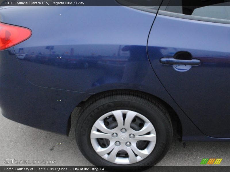 Regatta Blue / Gray 2010 Hyundai Elantra GLS