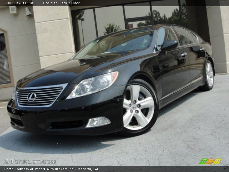 Obsidian Black / Black 2007 Lexus LS 460 L