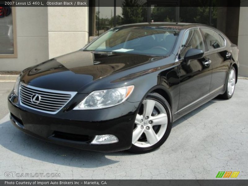 Obsidian Black / Black 2007 Lexus LS 460 L