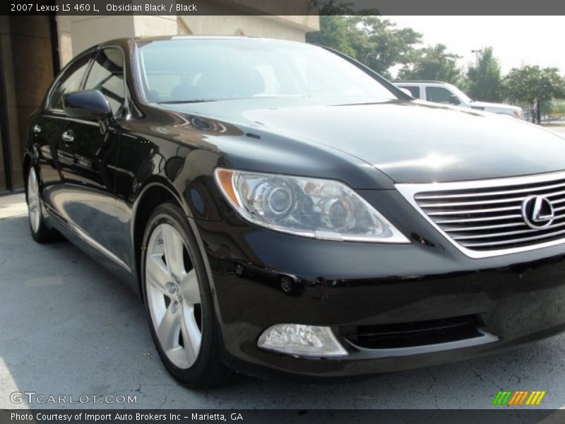 Obsidian Black / Black 2007 Lexus LS 460 L