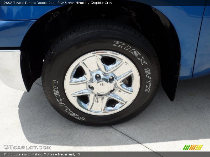 Blue Streak Metallic / Graphite Gray 2008 Toyota Tundra Double Cab